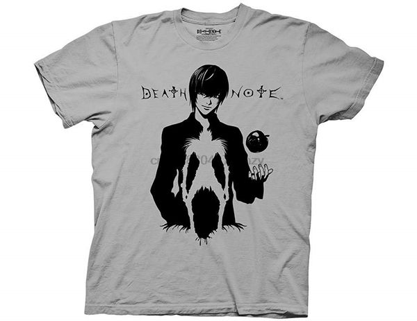 ripple junction death note black white with ryuk in silhouette t-shirt men brand printed 100% cotton t shirt
ripple junction death note black white with ryuk in silhouette t-shirt men brand printed 100% cotton t shirt