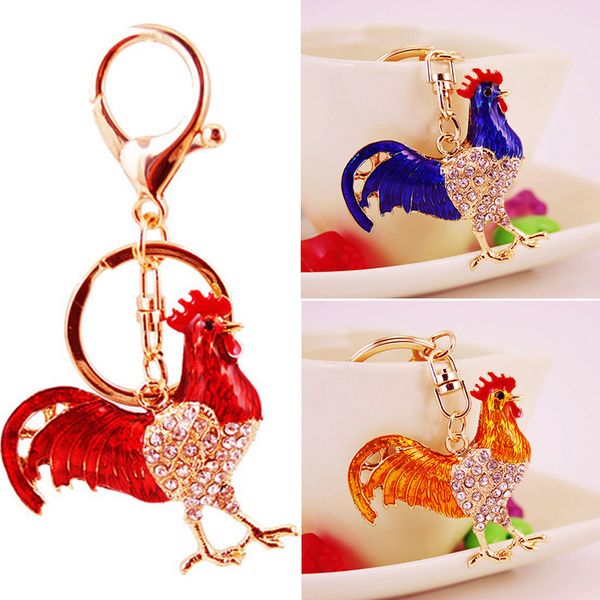 crystal floral chicken rooster key chains ring keychains animal jewelry for women girls bag car charms gifts, Silver
crystal floral chicken rooster key chains ring keychains animal jewelry for women girls bag car charms gifts, Silver