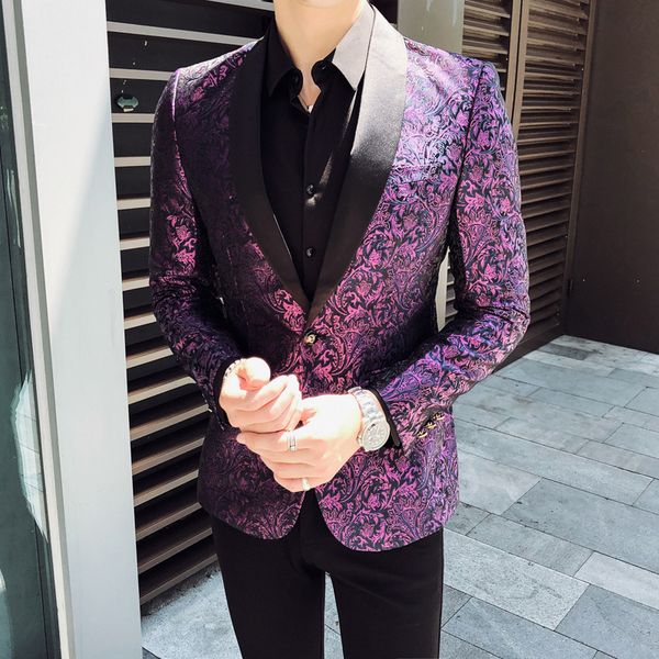 rsfocus purple blazer jacket 2020 new arrival mens floral jacquard blazers spring autumn prom dinner blazer xz140, White;black
rsfocus purple blazer jacket 2020 new arrival mens floral jacquard blazers spring autumn prom dinner blazer xz140, White;black