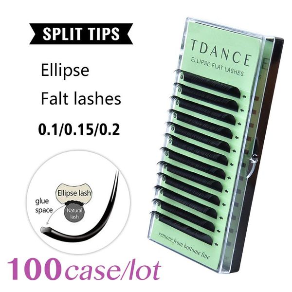 tdance 100tray/lot flat ellipse eyelash extensions split tips ellipse shaped natural light false eyelashes
tdance 100tray/lot flat ellipse eyelash extensions split tips ellipse shaped natural light false eyelashes