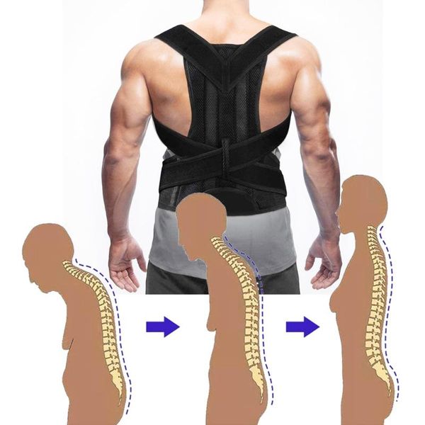 men's body shapers 2021 adjustable posture corrector back support waist correction belt trainer shoulder brace, Black;brown
men's body shapers 2021 adjustable posture corrector back support waist correction belt trainer shoulder brace, Black;brown