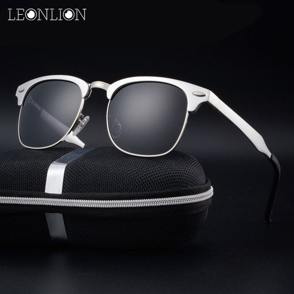 LeonLion 2020 100% Polarized Aluminum Magnesium Sunglasses Men Top Brand Design Sun Glasses Classic Retro Outdoor Eyewear, White;black
LeonLion 2020 100% Polarized Aluminum Magnesium Sunglasses Men Top Brand Design Sun Glasses Classic Retro Outdoor Eyewear, White;black