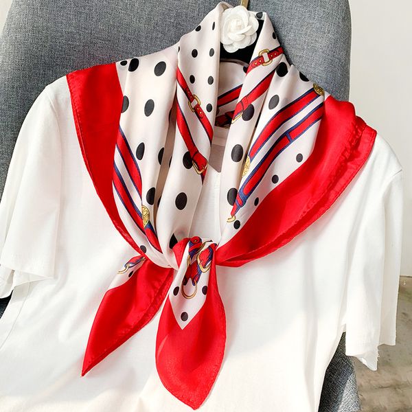 scarves dot printing silk muslim headscarf summer women's 70cm square lady sunscreen beach fashion soft shawl neckerchief, Blue;gray
scarves dot printing silk muslim headscarf summer women's 70cm square lady sunscreen beach fashion soft shawl neckerchief, Blue;gray