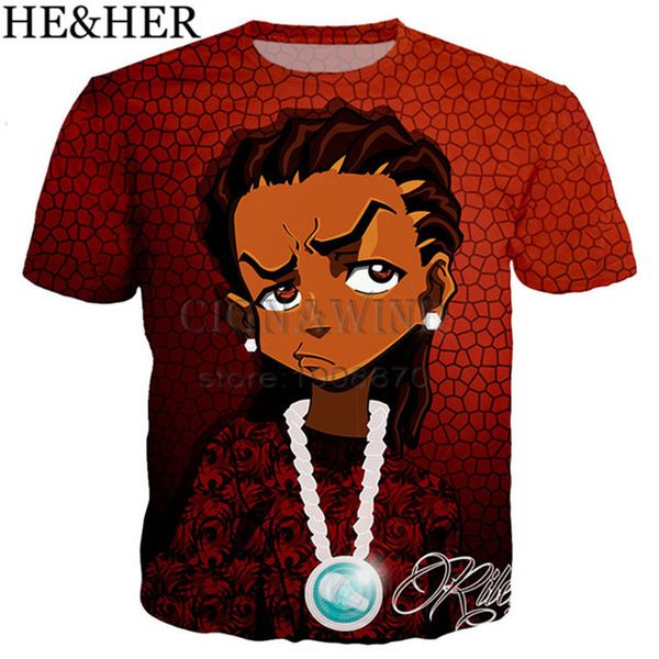 new design 3d cartoon ptinted the boondocks 3d print shirts graphic oversized humor men clothing
new design 3d cartoon ptinted the boondocks 3d print shirts graphic oversized humor men clothing