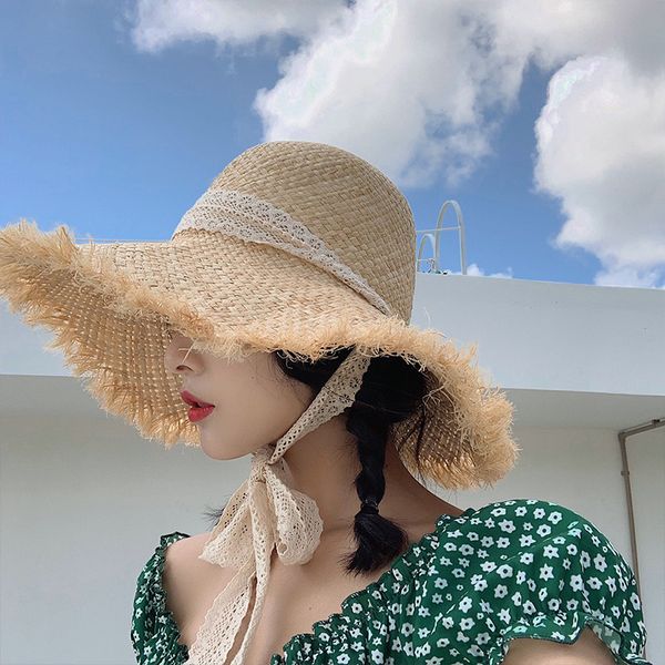 wide brim hats summer big sun women solid beige knitted straw hat outdoors casual beach caps collapsible all match lace cap 56-58cm, Blue;gray
wide brim hats summer big sun women solid beige knitted straw hat outdoors casual beach caps collapsible all match lace cap 56-58cm, Blue;gray