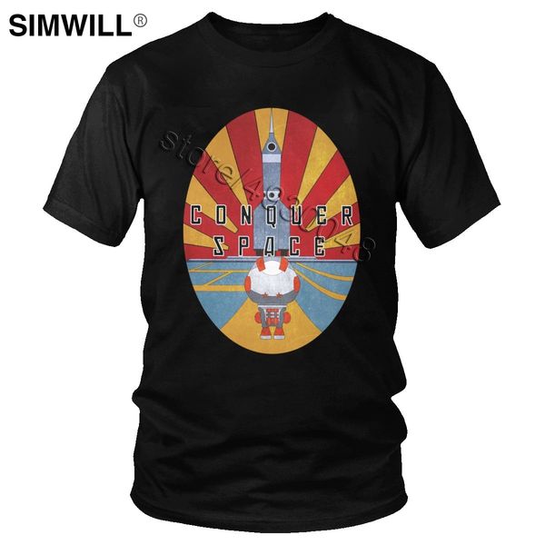 men's vintage conquer space t shirt soviet russia style kerbal space program t-shirt fashion short sleeve cotton spacecraft tee
men's vintage conquer space t shirt soviet russia style kerbal space program t-shirt fashion short sleeve cotton spacecraft tee