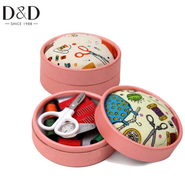 d&d portable sewing kits box multifunction pincushion case needle threads scissors storage box sewing tools organizer, Black
d&d portable sewing kits box multifunction pincushion case needle threads scissors storage box sewing tools organizer, Black