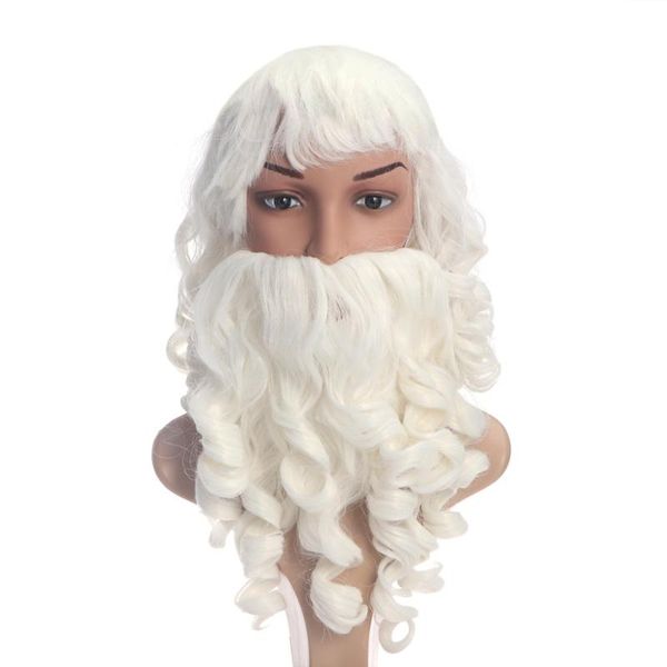 santa claus beard and wig set costume santa beard and wig for christmas