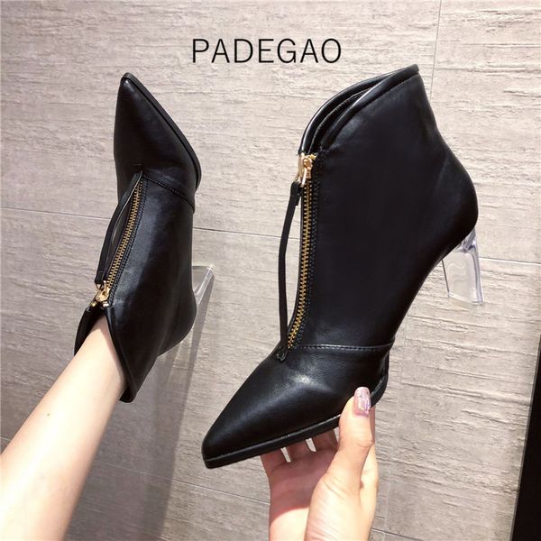 boots women 2021 white zipper riding fashion high-heeled elegant, Black
boots women 2021 white zipper riding fashion high-heeled elegant, Black