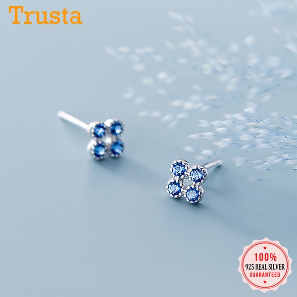 stud trustdavis real 925 sterling silver fashion sweet flower blue cz charm earrings for women wednesday party jewelry da1557, Golden;silver
stud trustdavis real 925 sterling silver fashion sweet flower blue cz charm earrings for women wednesday party jewelry da1557, Golden;silver
