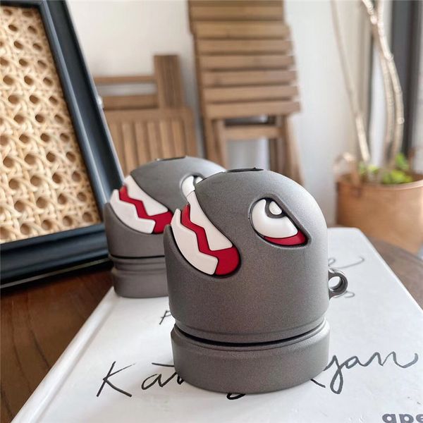 3d case for airpods 2 bluetooth earphone case for airpods pro accessories protective cover cute silicone with keychain shark head
3d case for airpods 2 bluetooth earphone case for airpods pro accessories protective cover cute silicone with keychain shark head