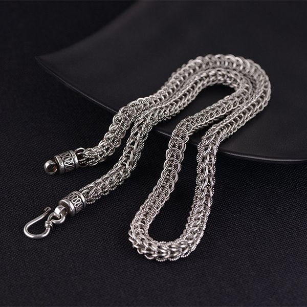 97.7g 925 sterling silver jewelry necklace 8mm thickness chain men gift thai silver long&choker fashion necklace
97.7g 925 sterling silver jewelry necklace 8mm thickness chain men gift thai silver long&choker fashion necklace
