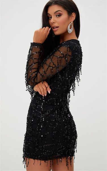 perspective long sleeved crew neck bodycon dresses womens fashion party dress sequins women dresses club slim, White;black
perspective long sleeved crew neck bodycon dresses womens fashion party dress sequins women dresses club slim, White;black