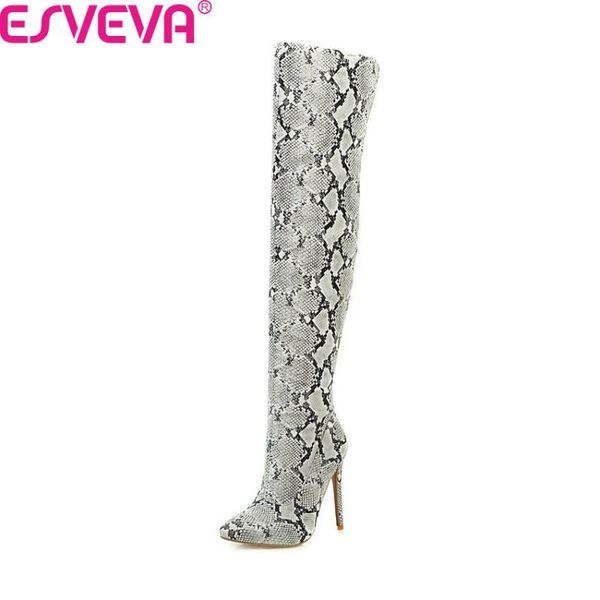 boots esveva 2021 shoes women knee-high thin high heel pu leather elegant solid fashion motorcycle size 34-43, Black
boots esveva 2021 shoes women knee-high thin high heel pu leather elegant solid fashion motorcycle size 34-43, Black