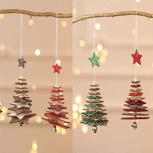 christmas decorations 1pc 3d ornament wooden hanging pendants star xmas tree bell for home party year
christmas decorations 1pc 3d ornament wooden hanging pendants star xmas tree bell for home party year