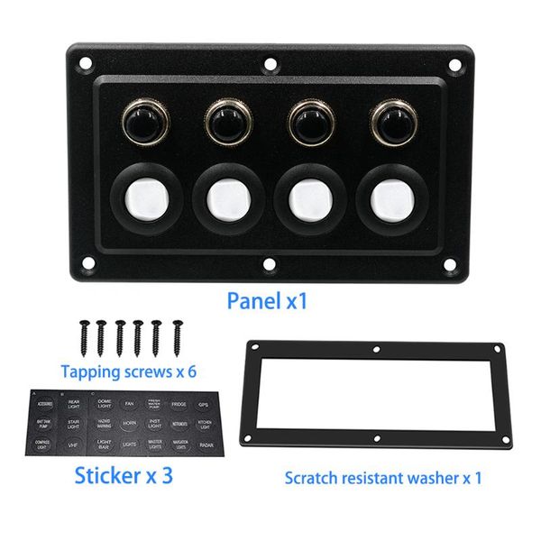 for rv car yacht cabin boats accessories single touch panel refit control 4-8 position light switch 12-24v universal
for rv car yacht cabin boats accessories single touch panel refit control 4-8 position light switch 12-24v universal