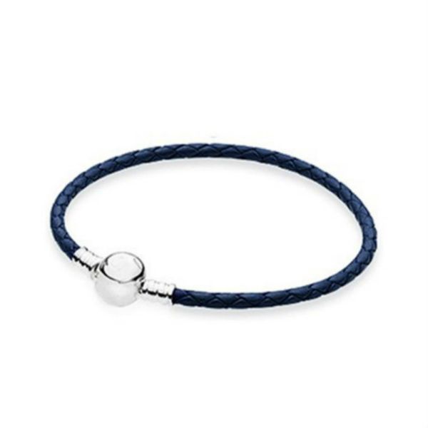 new fashion 925 sterling silver multicolor mixed powder blue women double-leather bracelet fit charm diy original round bead gift 2, Golden;silver
new fashion 925 sterling silver multicolor mixed powder blue women double-leather bracelet fit charm diy original round bead gift 2, Golden;silver