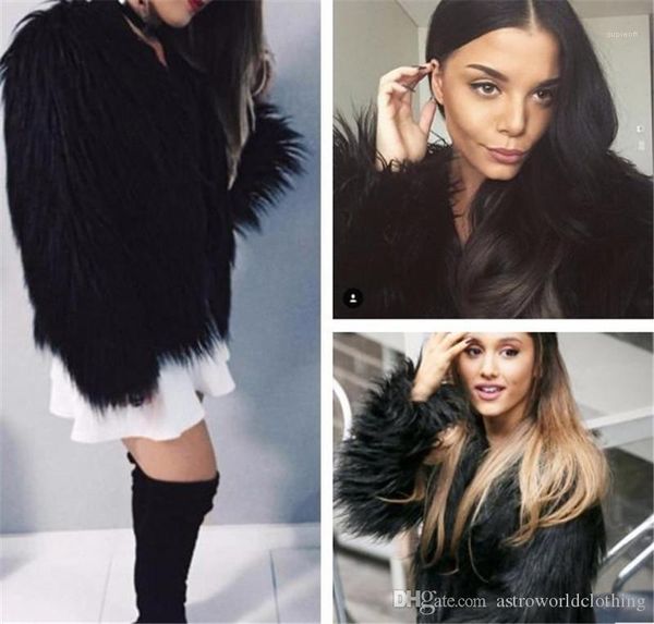 long sleeve womens outerwear loose ladies fur coats winter designer womens fur coat solid color v neck, Black
long sleeve womens outerwear loose ladies fur coats winter designer womens fur coat solid color v neck, Black