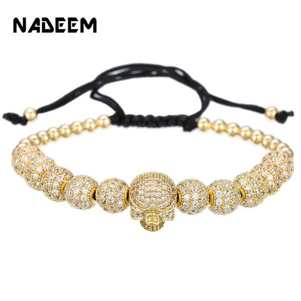 хип-хоп браслет мужчина / cz череп / медные шарики / luxury / braiding / браслеты для женщин мужчин кубического циркона браслета homme ювели, Golden;silver
хип-хоп браслет мужчина / cz череп / медные шарики / luxury / braiding / браслеты для женщин мужчин кубического циркона браслета homme ювели, Golden;silver