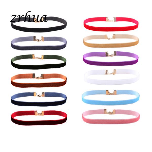 chokers zrhua 12 pcs black velvet choker necklaces for women necklace colorful pink chocker collares wholesale, Golden;silver
chokers zrhua 12 pcs black velvet choker necklaces for women necklace colorful pink chocker collares wholesale, Golden;silver