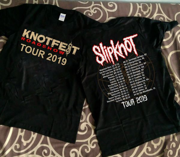 new knotfest roadshow slipknot tour 2020 t- shirt size s-3xl 2020 latest men t shirt fashion
new knotfest roadshow slipknot tour 2020 t- shirt size s-3xl 2020 latest men t shirt fashion