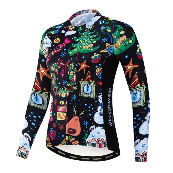 christmas cycling jersey long sleeve women autumn mtb bike jersey spring mountain bicycle clothing road cycling wear clothes, Black;red
christmas cycling jersey long sleeve women autumn mtb bike jersey spring mountain bicycle clothing road cycling wear clothes, Black;red