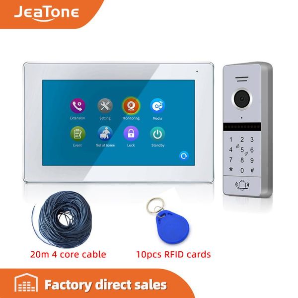 video door phones jeatone 7 inch fhd 1080p glass touch screen phone intercom system with /password function for villa
video door phones jeatone 7 inch fhd 1080p glass touch screen phone intercom system with /password function for villa