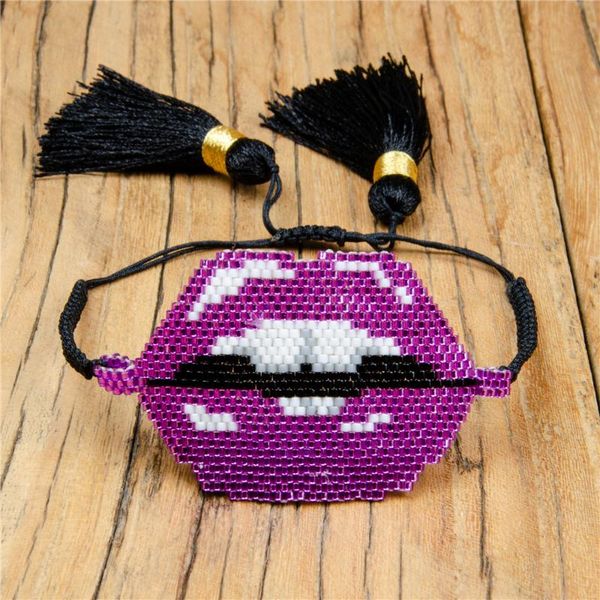 charm bracelets rttooas fashion women jewelry bracelet purple miyuki beads handmade woven kiss lips wholesale, Golden;silver
charm bracelets rttooas fashion women jewelry bracelet purple miyuki beads handmade woven kiss lips wholesale, Golden;silver