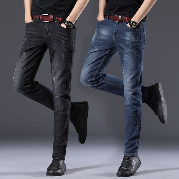 spring and summer new four seasons men's korean style all-match slim-fit stretch youth jeans and jeans trendy pants men's clothing, Blue
spring and summer new four seasons men's korean style all-match slim-fit stretch youth jeans and jeans trendy pants men's clothing, Blue