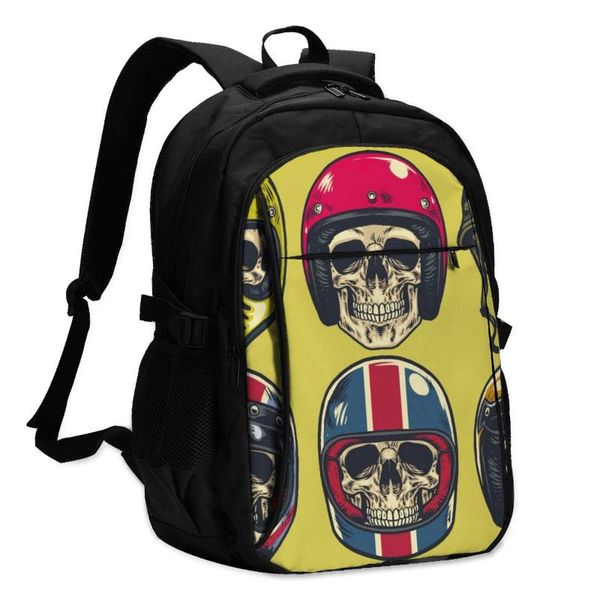 bags school bags for boy girl hand drawing skulls wearing various of motorcycle helmet usb charge computer lapback pack
bags school bags for boy girl hand drawing skulls wearing various of motorcycle helmet usb charge computer lapback pack