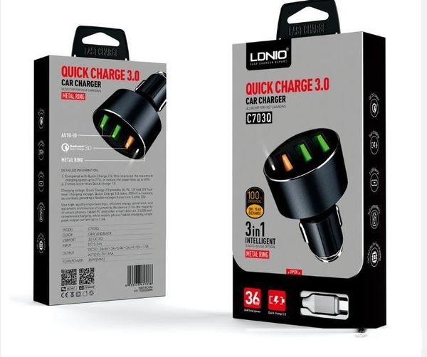 ldnio car charger c703q 36w dual usb quick charger qc 3.0 car charger for samsung huawei fast charging quick chargeing car-charger
ldnio car charger c703q 36w dual usb quick charger qc 3.0 car charger for samsung huawei fast charging quick chargeing car-charger