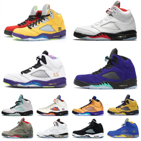 what the 5 jumpman 5s men basketball shoes alternate bel grape fire red bred 3 white cement mens trainers fashion sports sneakers
what the 5 jumpman 5s men basketball shoes alternate bel grape fire red bred 3 white cement mens trainers fashion sports sneakers