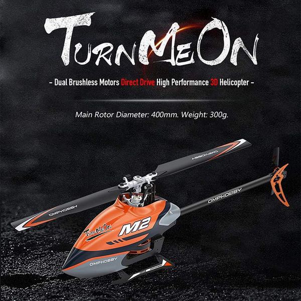omphobby m2 v2 6ch 3d flybarless dual brushless motor direct-drive rc helicopter bnf model toys w/ open flight controller
omphobby m2 v2 6ch 3d flybarless dual brushless motor direct-drive rc helicopter bnf model toys w/ open flight controller