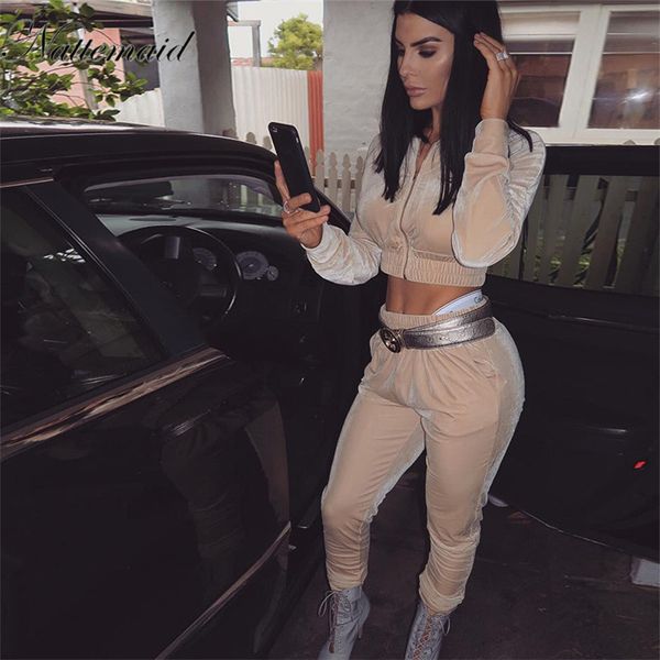 nattemaid 2020 winter velvet two pieces set women pink long sleeve and pants suit runway casual womens tracksuit sets, Gray
nattemaid 2020 winter velvet two pieces set women pink long sleeve and pants suit runway casual womens tracksuit sets, Gray