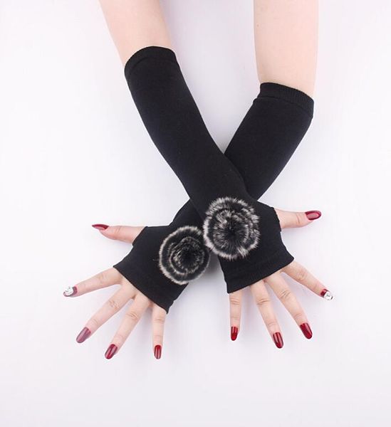 five fingers gloves women' autumn winter cotton knitted long glove female rabbir fur fingerless arm sleeve driving r1331, Blue;gray
five fingers gloves women' autumn winter cotton knitted long glove female rabbir fur fingerless arm sleeve driving r1331, Blue;gray