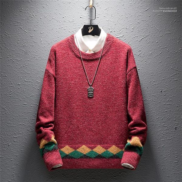 sweaters loose warm males apparel mens designer sweaters spring autumn casual crew neck pullover long sleeve mens, White;black
sweaters loose warm males apparel mens designer sweaters spring autumn casual crew neck pullover long sleeve mens, White;black
