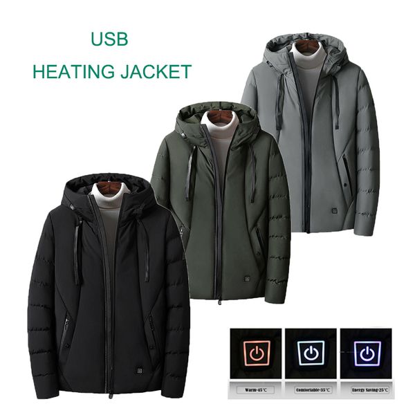couples usb heated jacket winter heated adjustable temperature thermal clothes solid running long sleeve hooded black top, Gray;blue
couples usb heated jacket winter heated adjustable temperature thermal clothes solid running long sleeve hooded black top, Gray;blue