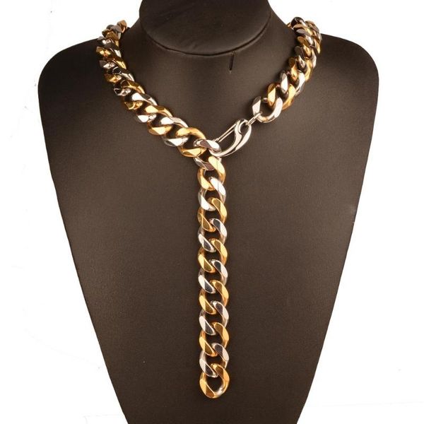 12/15/17/19mm 7-40" stainless steel silver color&gold color cuban curb chain cool mens womens necklace or bracelet jewelry gift
12/15/17/19mm 7-40" stainless steel silver color&gold color cuban curb chain cool mens womens necklace or bracelet jewelry gift