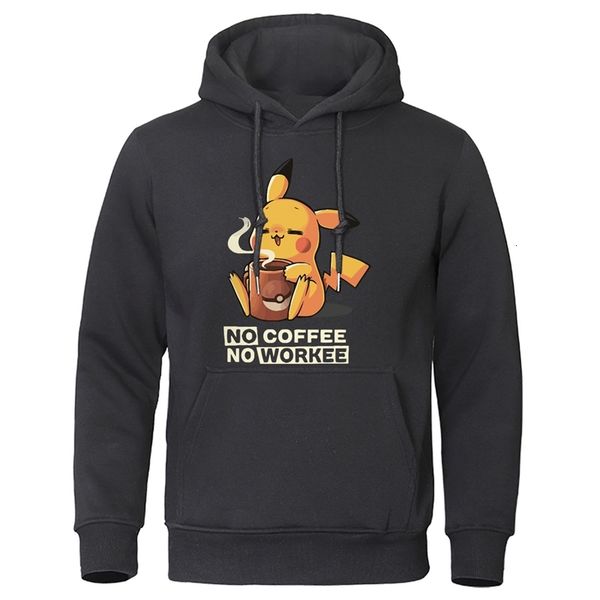 cartoon pika men hoodie coffee no workee hoodies sweatshirt mens casual funny harajuku streetwear japanese anime pullover, Black
cartoon pika men hoodie coffee no workee hoodies sweatshirt mens casual funny harajuku streetwear japanese anime pullover, Black