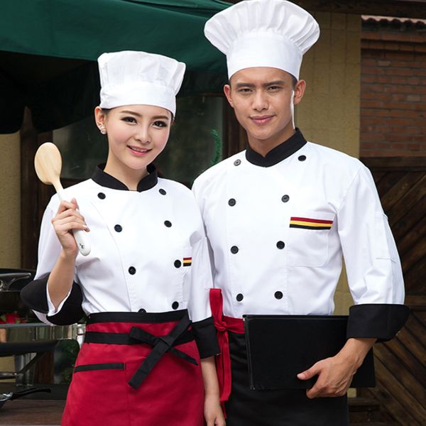 унисекс chef \ 's-uniform с длинным рукавом двубортный мужчины женщины chef coat white
унисекс chef \ 's-uniform с длинным рукавом двубортный мужчины женщины chef coat white