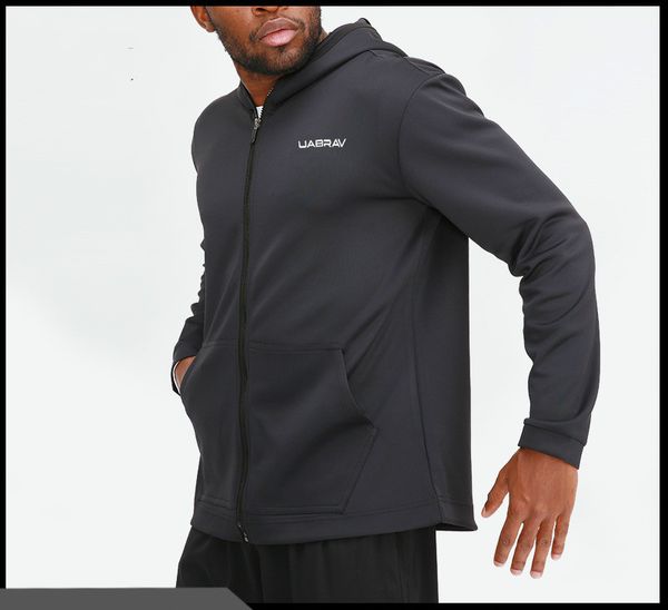running jackets sports jacket men's outdoor casual fitness clothes quick-drying breathable hooded zip, Black;red
running jackets sports jacket men's outdoor casual fitness clothes quick-drying breathable hooded zip, Black;red