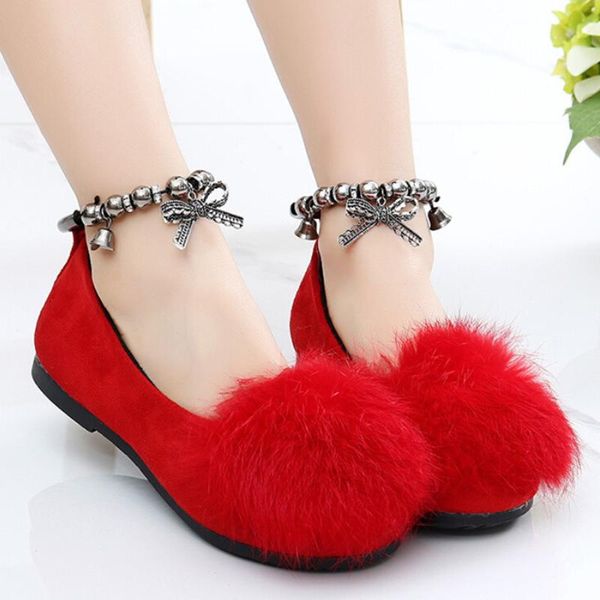 children princess shoes kid baby girls comfortable soft flock fluffy casual flats shoe girl sweet fur ball single princess shoes, Black
children princess shoes kid baby girls comfortable soft flock fluffy casual flats shoe girl sweet fur ball single princess shoes, Black