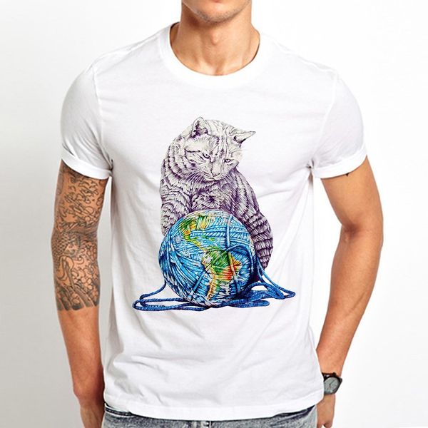 cat deity and wool ball earth funny t shirt men 2019 summer new white casual homme cool geek tshirt
cat deity and wool ball earth funny t shirt men 2019 summer new white casual homme cool geek tshirt