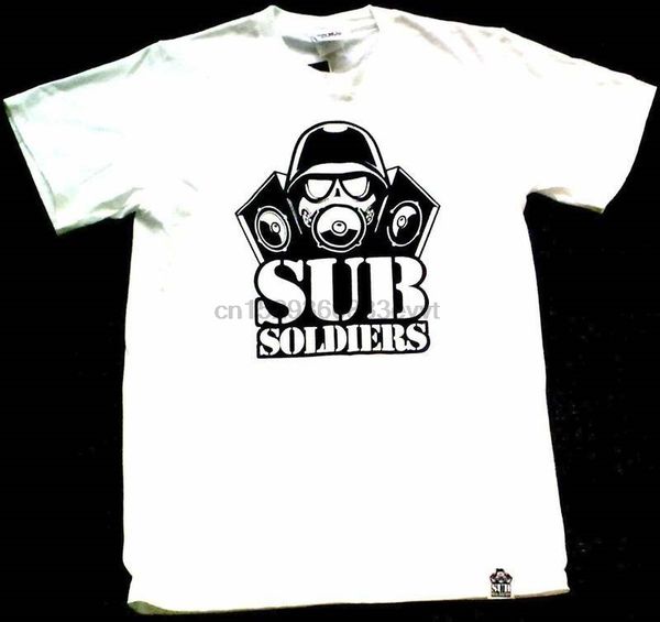 subsoldiers t-shirt - white + black logo 
subsoldiers t-shirt - white + black logo