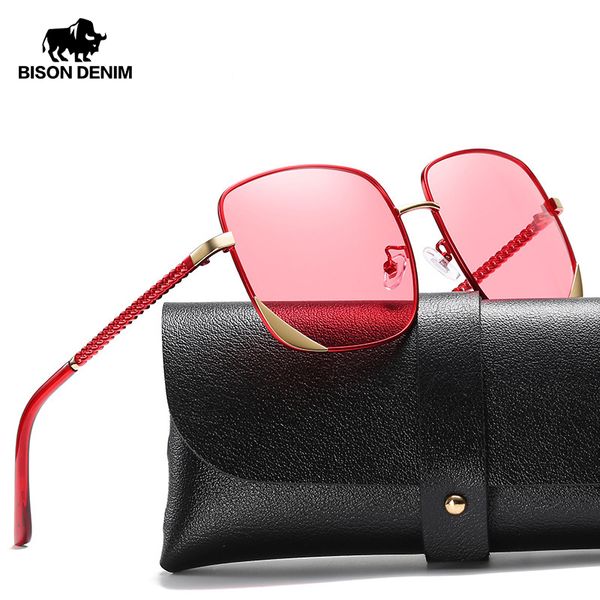 sunglasses bison denim fashion for women metal square colorful frame uv400 tac lens polarized drving y9559, White;black
sunglasses bison denim fashion for women metal square colorful frame uv400 tac lens polarized drving y9559, White;black