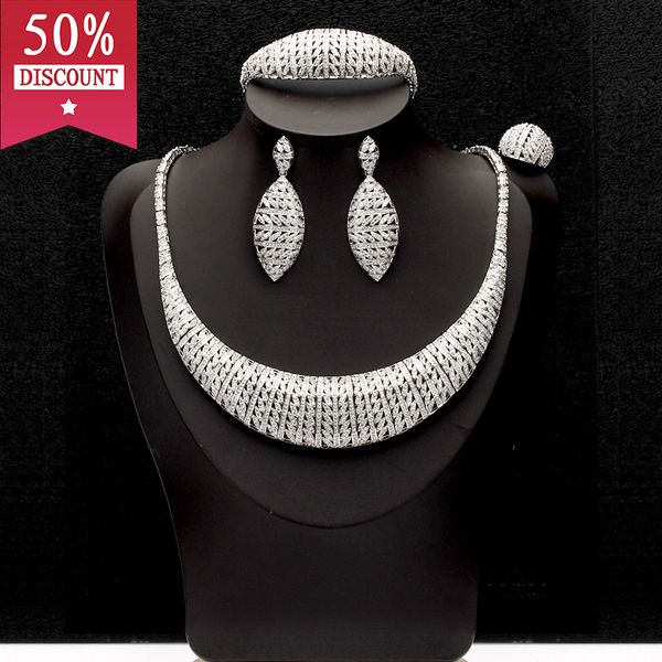 tirim luxury sets silver plated cubic zirconia wedding round necklace earrings bracelet ring bridal jewelry set for brides
tirim luxury sets silver plated cubic zirconia wedding round necklace earrings bracelet ring bridal jewelry set for brides