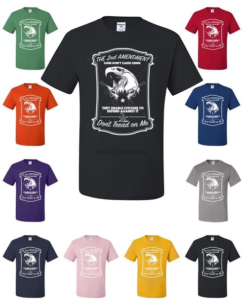 the 2nd amendment t-shirt guns dont cause crime tee shirt