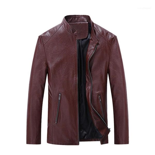 color zipper coat mens winter designer stand collar leather outerwear luxury pu mens jacket fashion solid, Black
color zipper coat mens winter designer stand collar leather outerwear luxury pu mens jacket fashion solid, Black