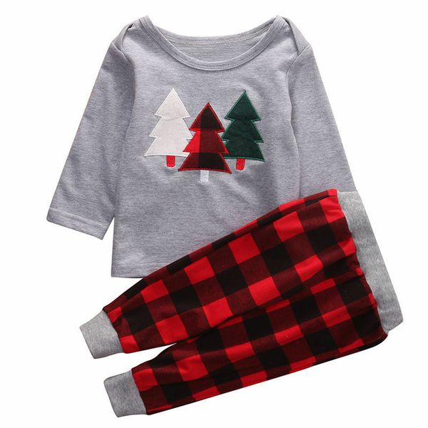 clothing sets toddler kids children christmas clothes baby boys girls tree printed t shirt plaid pants outfits xmas set, White
clothing sets toddler kids children christmas clothes baby boys girls tree printed t shirt plaid pants outfits xmas set, White