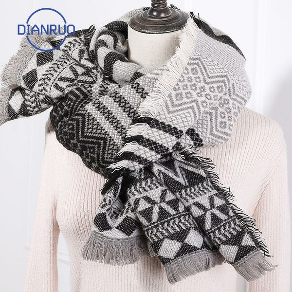 dianruo 2020 geometric family style scarf autumn winter women men scarf plaid male scarves fashion casual scarfs men r346, Blue;gray
dianruo 2020 geometric family style scarf autumn winter women men scarf plaid male scarves fashion casual scarfs men r346, Blue;gray